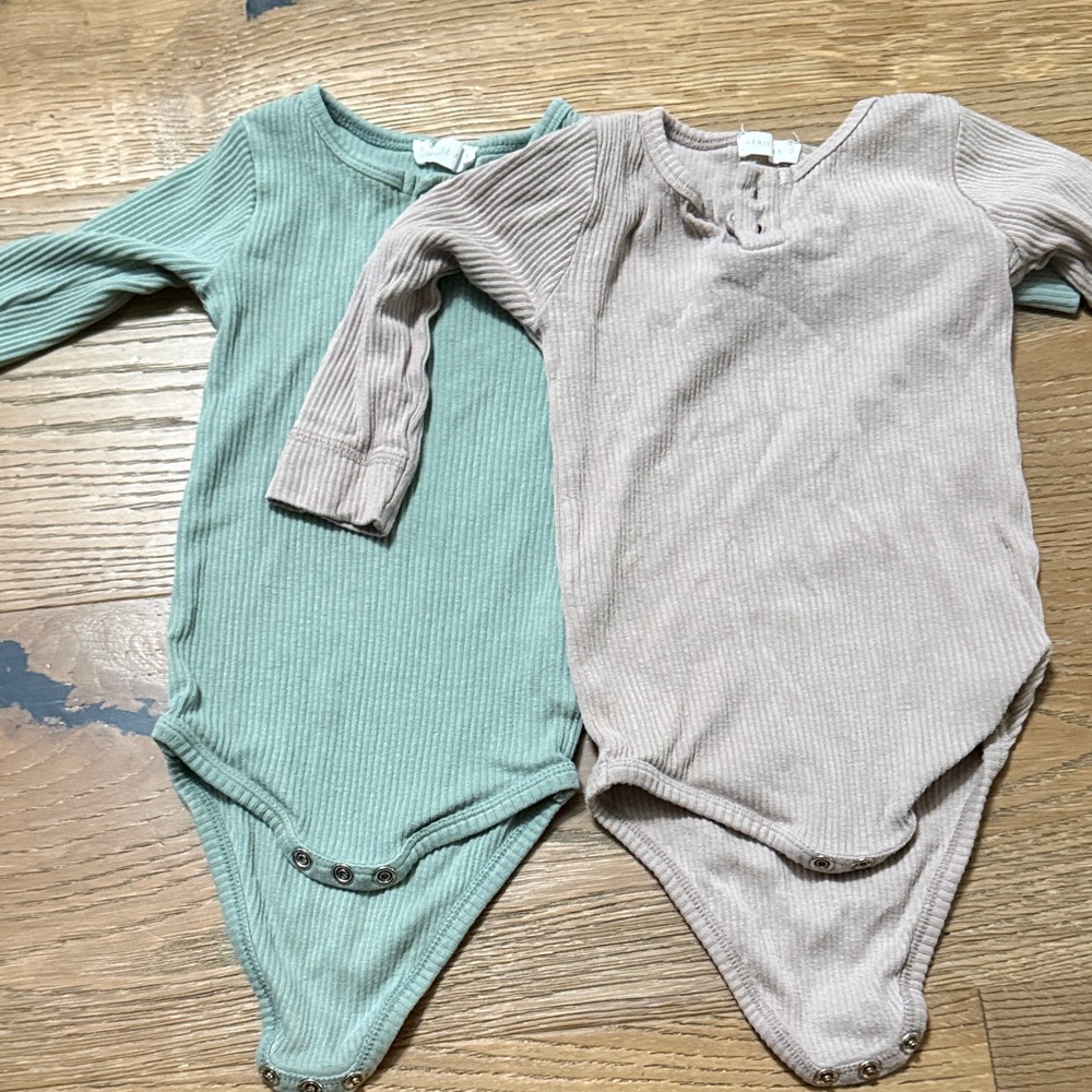 Jamie Kay Ribbed Long Sleeve Bodysuit Set